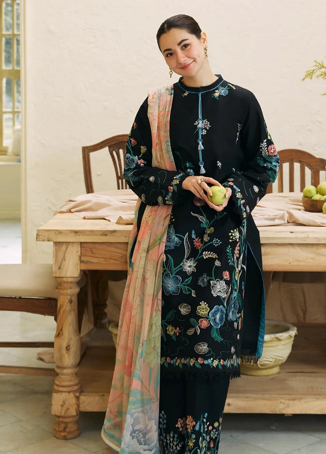 Coco By Zara Shahjahan Embroidered Lawn Unstitched 3 Piece Suit - ZSJ24CL 6B JABEEN