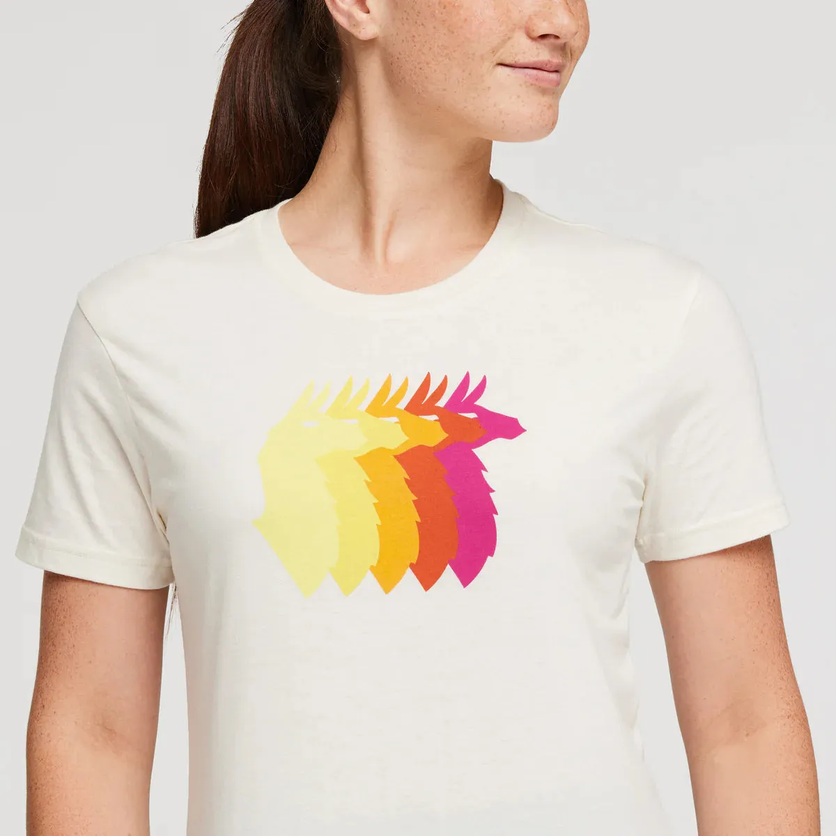 Cotopaxi Llama Sequence Organic - T-Shirt Lifestyle Donna