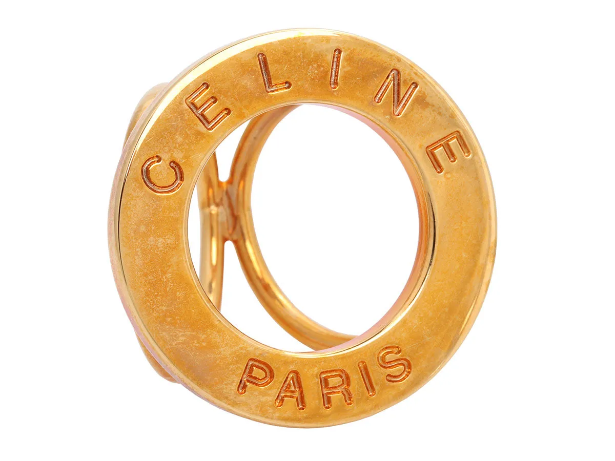 Céline Gold Scarf Ring