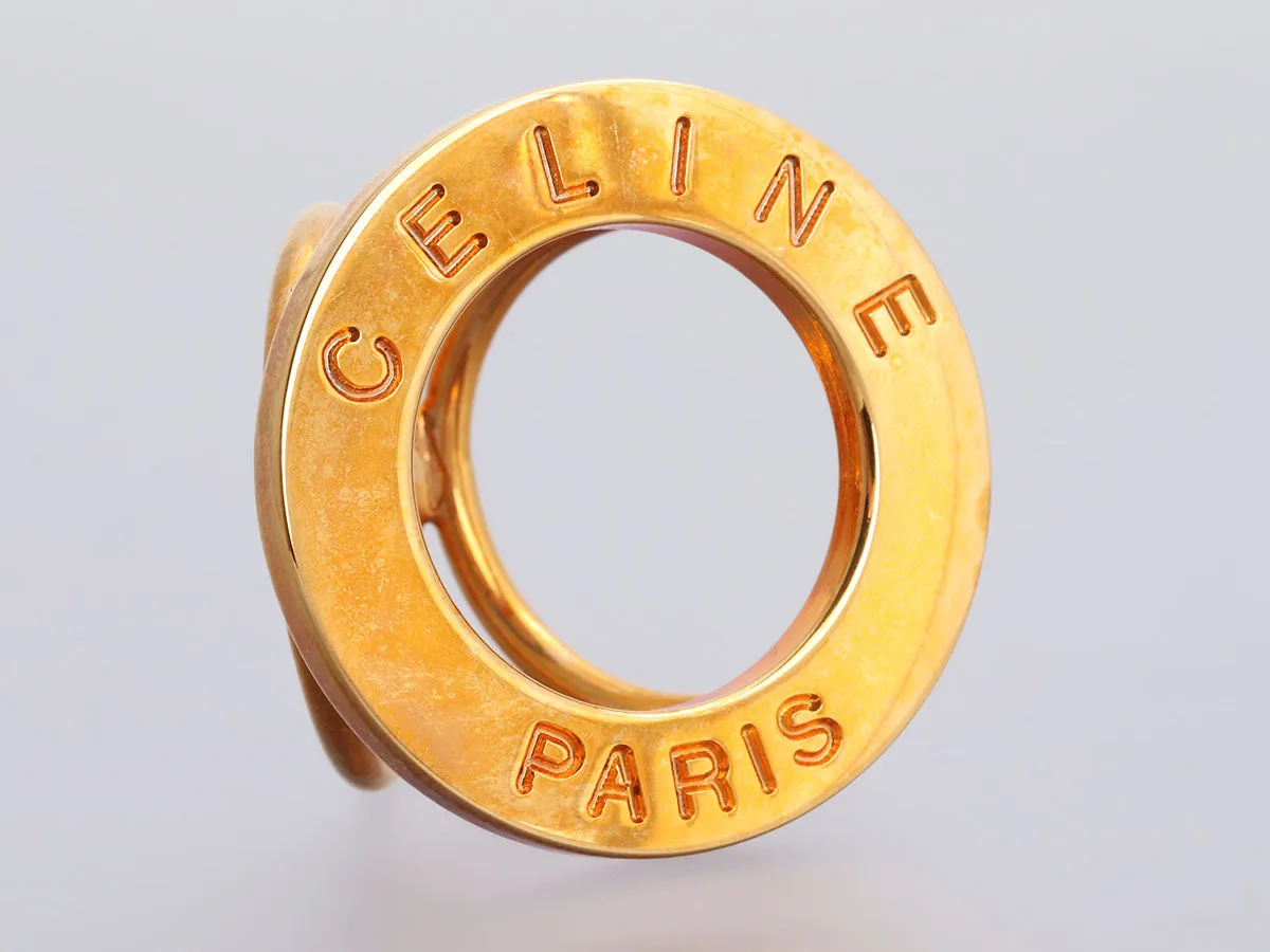 Céline Gold Scarf Ring