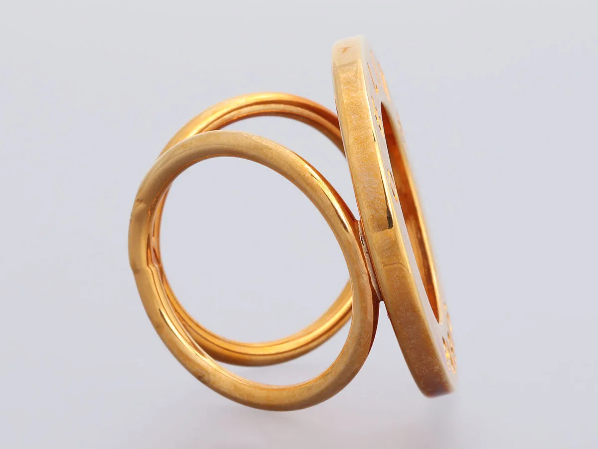 Céline Gold Scarf Ring