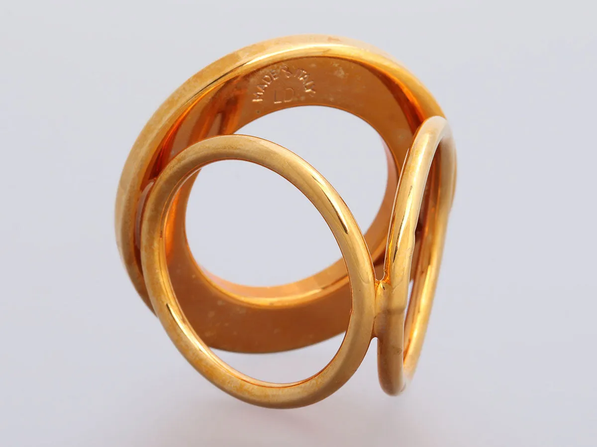 Céline Gold Scarf Ring