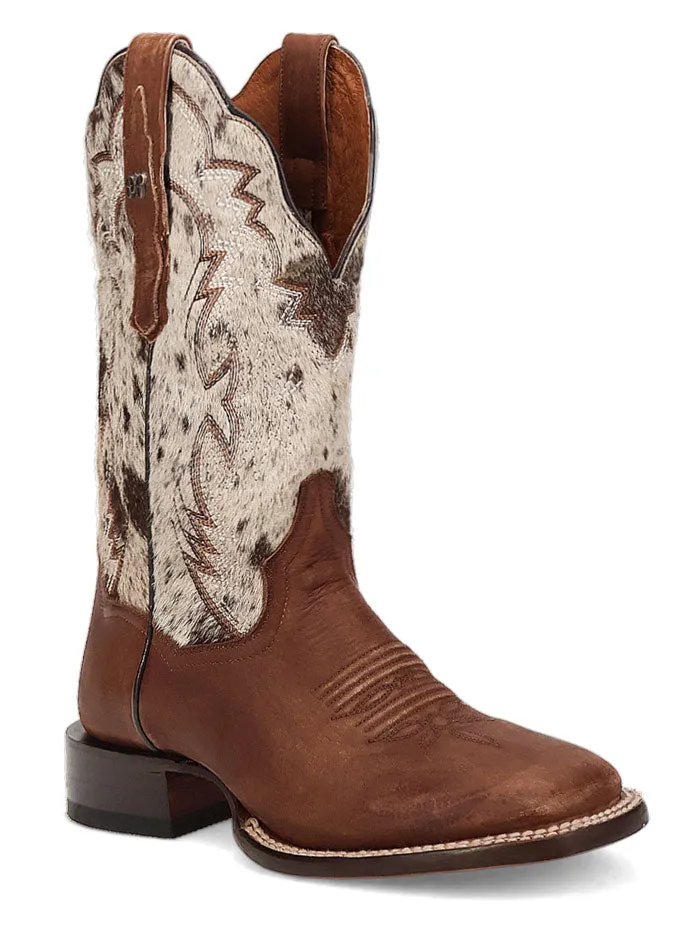 Dan Post DP5252 Womens CLARABELLE Hair On Leather Boot Brown