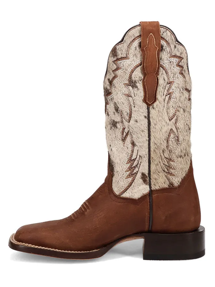 Dan Post DP5252 Womens CLARABELLE Hair On Leather Boot Brown