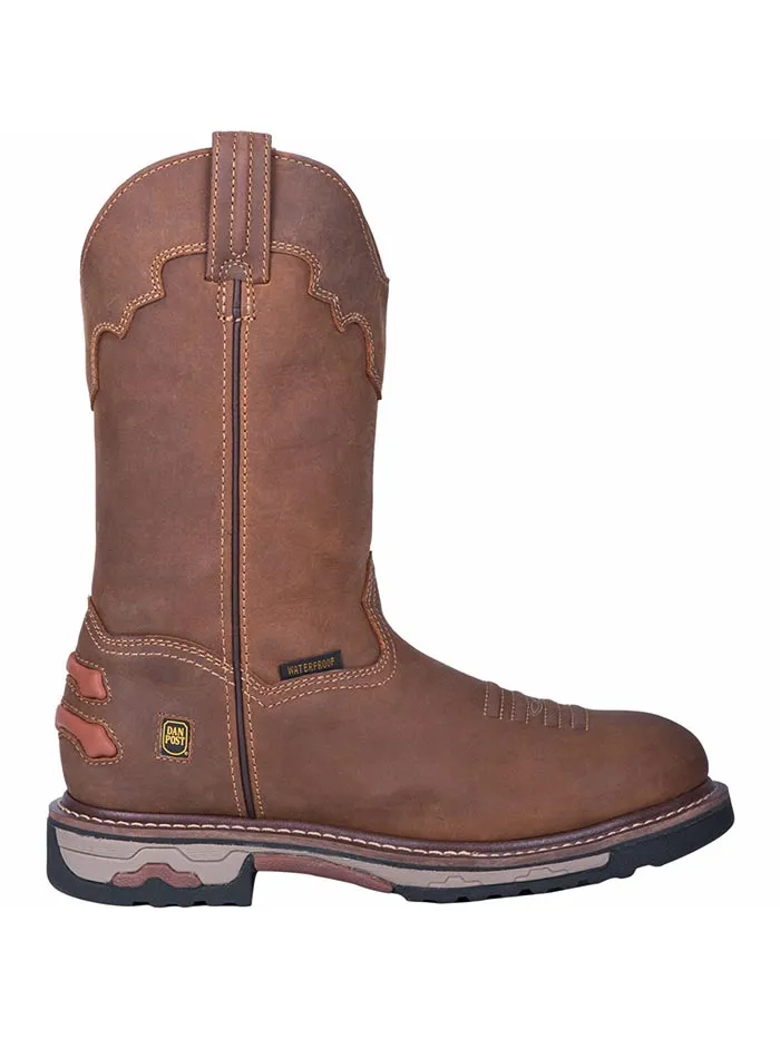 Dan Post DP69502 Mens Journeyman Waterproof Western Work Boot Saddle