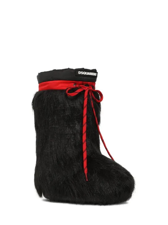 Dsquared2   Faux fur snow boots 