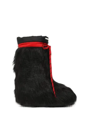 Dsquared2   Faux fur snow boots 