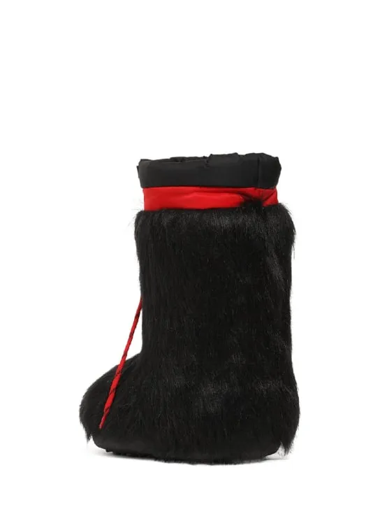 Dsquared2   Faux fur snow boots 