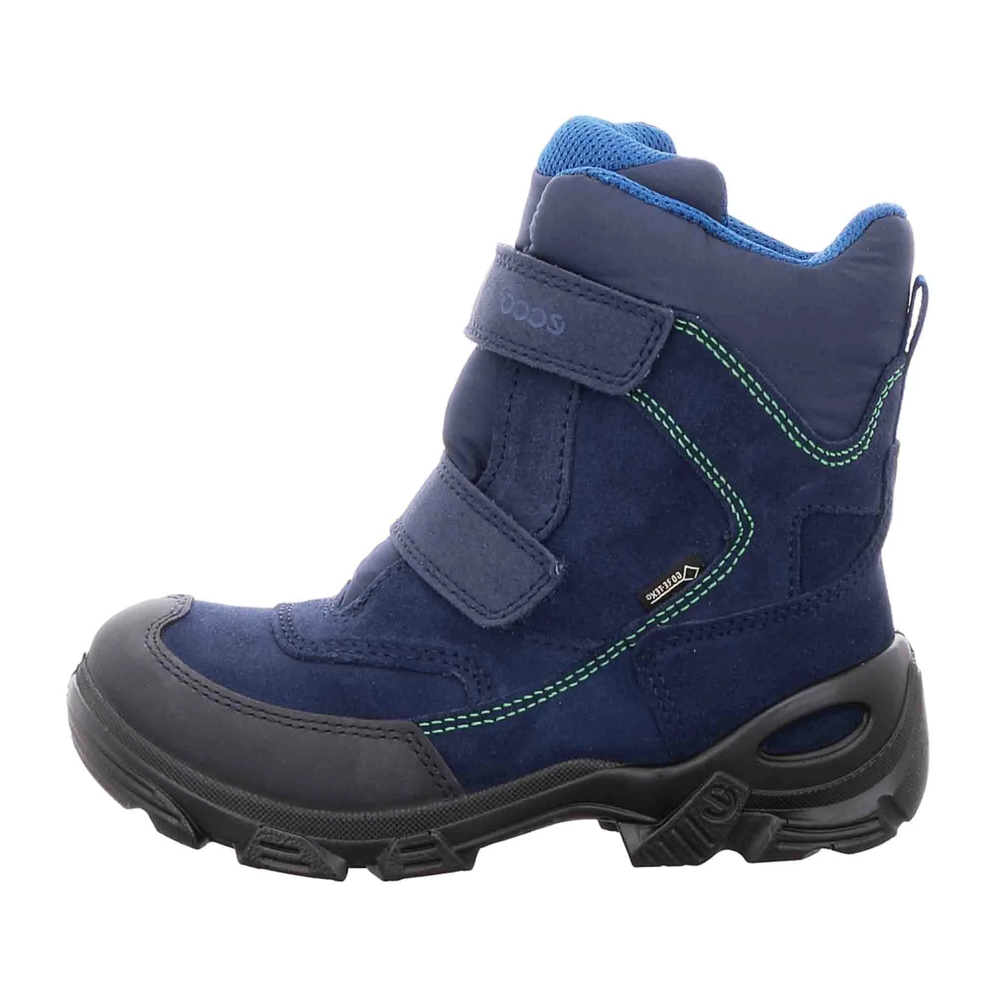 Ecco Boys' Blue Velcro Boots | Durable & Stylish Kids' Footwear