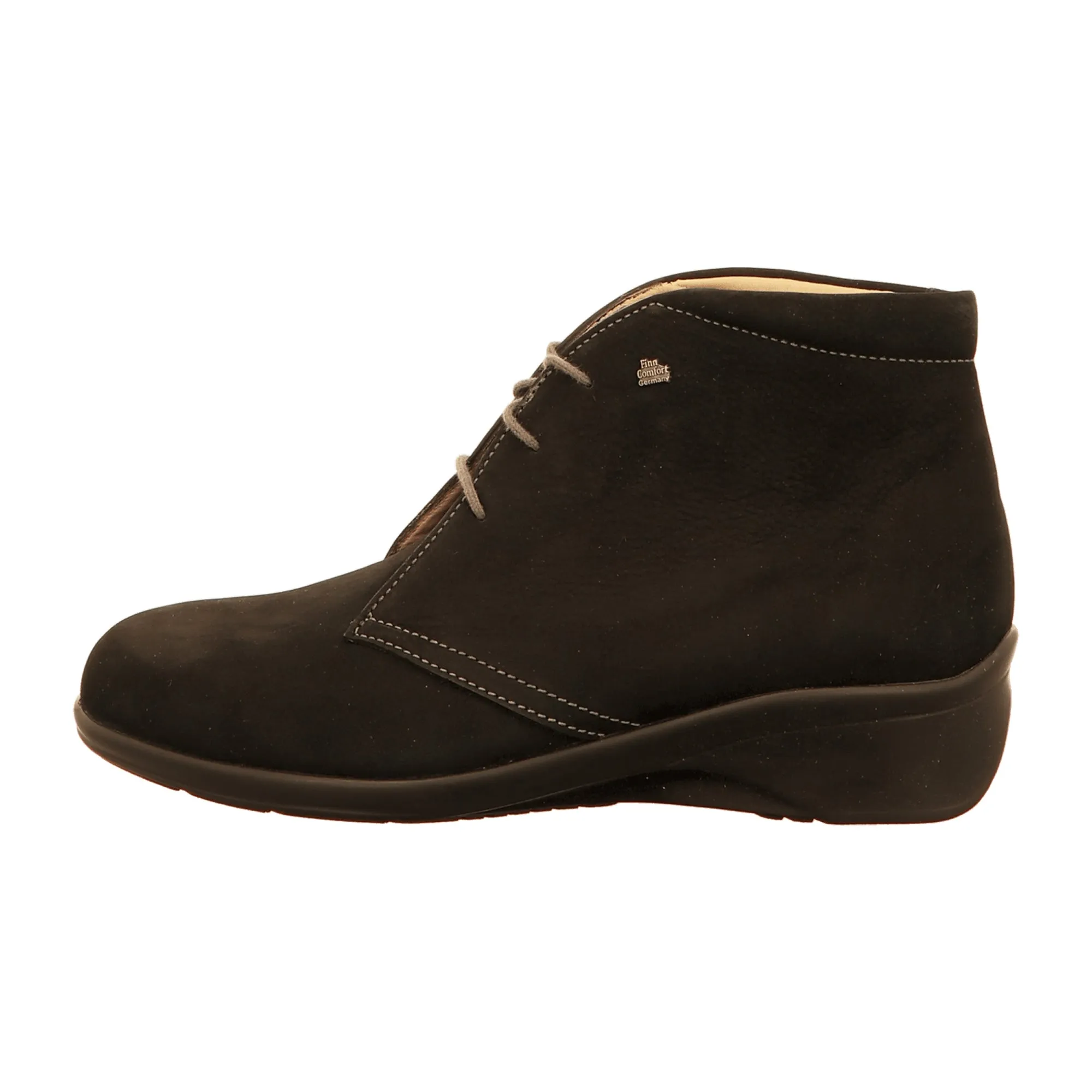 Finn Comfort Mostar Women's Comfortable Ankle Boots - Elegant Black