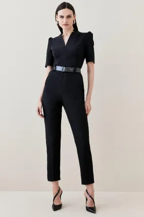 Forever Belted Jumpsuit | Karen Millen