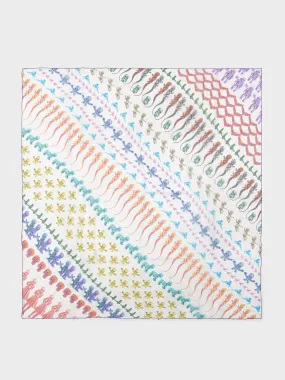 Foti Rainbow Silk Scarf