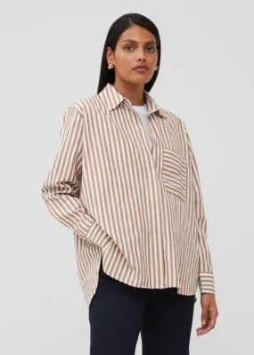 French Connection Striped Relaxed Popover