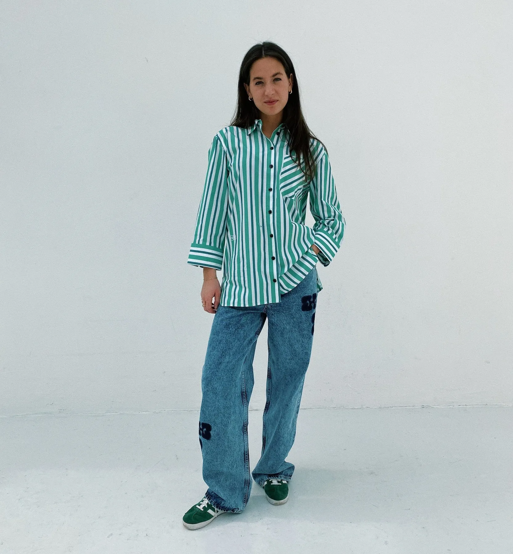 GANNI Stripe Shirt