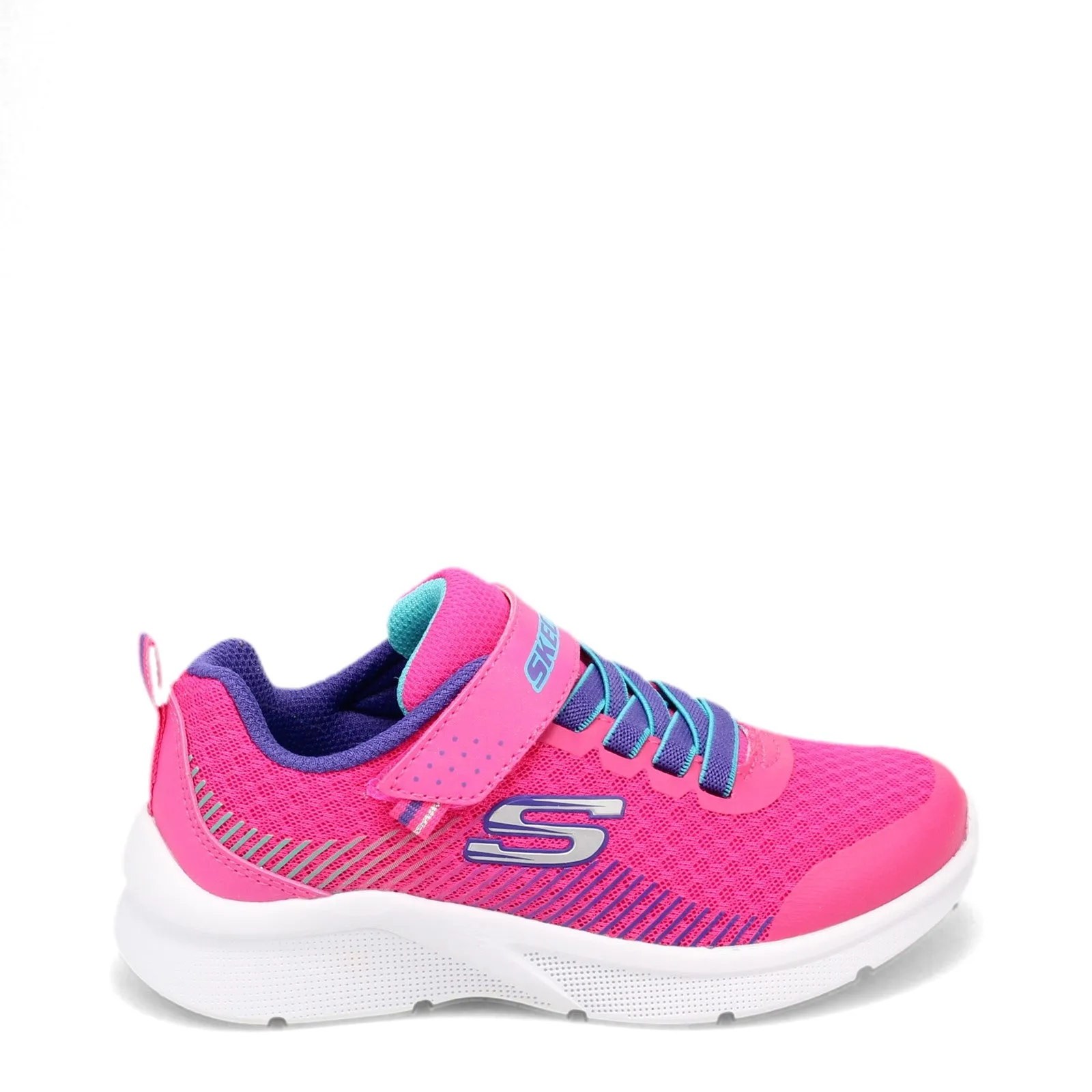 Girl's Skechers, Microspec Sneaker - Little Kid & Big Kid