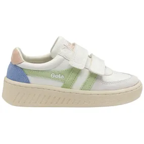 Grandslam Trident Sneaker (White + Patina Green + Pearl Pink)