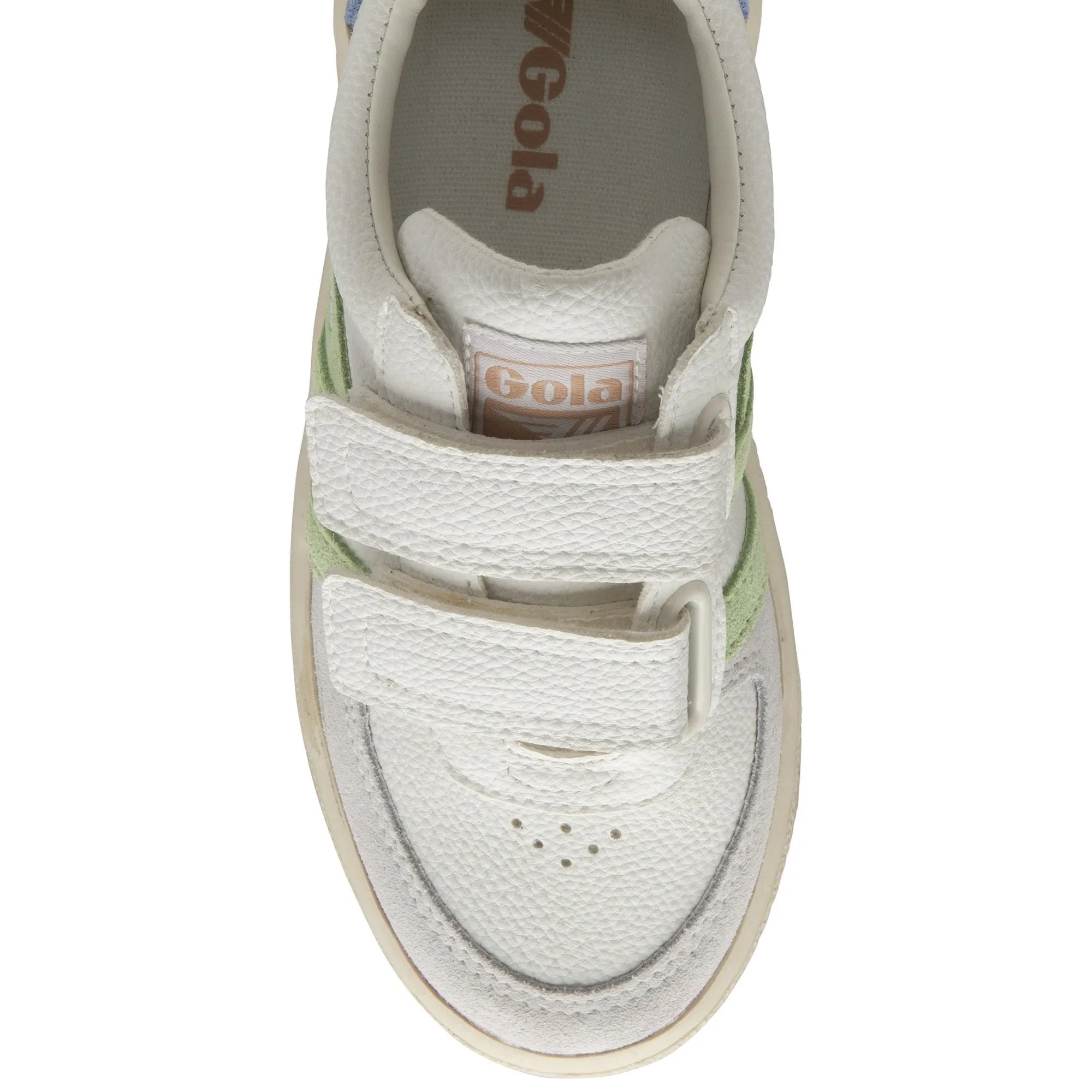 Grandslam Trident Sneaker (White + Patina Green + Pearl Pink)