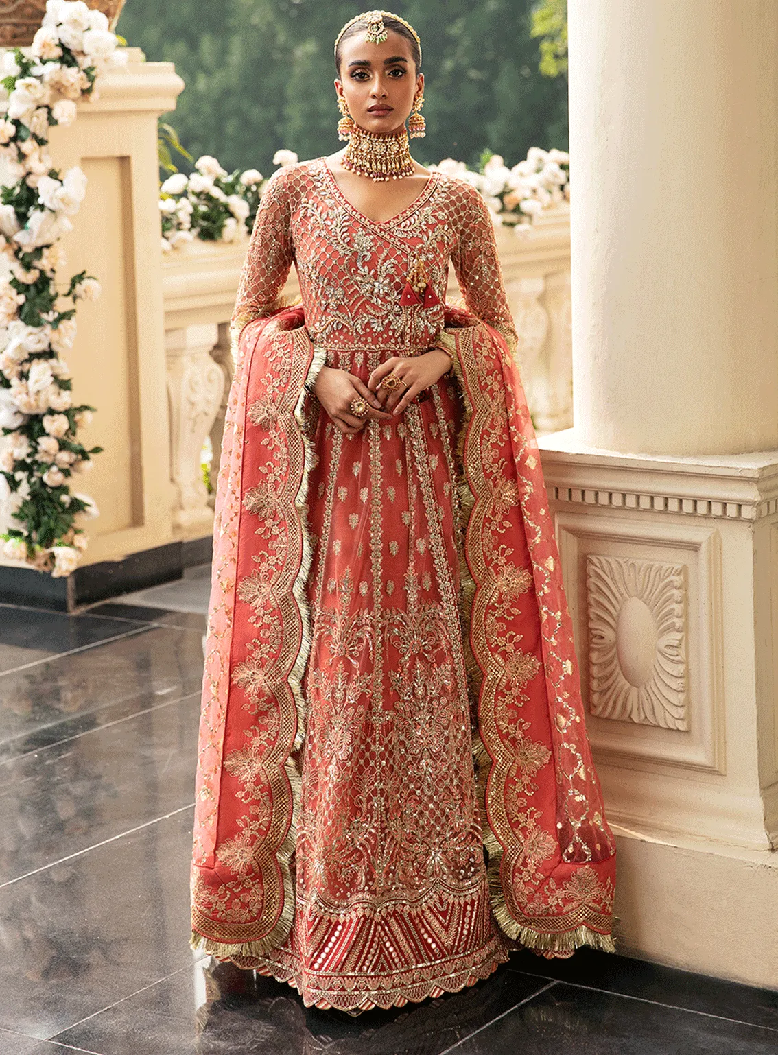 Gulaal Embroidered Net Unstitched 4 Piece Suit - GL23W GL-WU-23V1-04 NEHIR