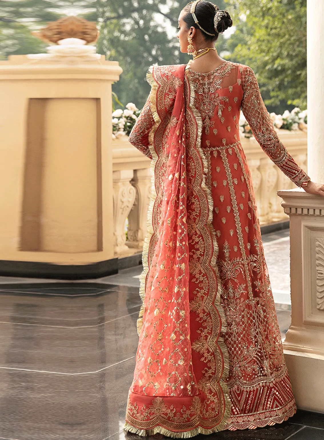 Gulaal Embroidered Net Unstitched 4 Piece Suit - GL23W GL-WU-23V1-04 NEHIR