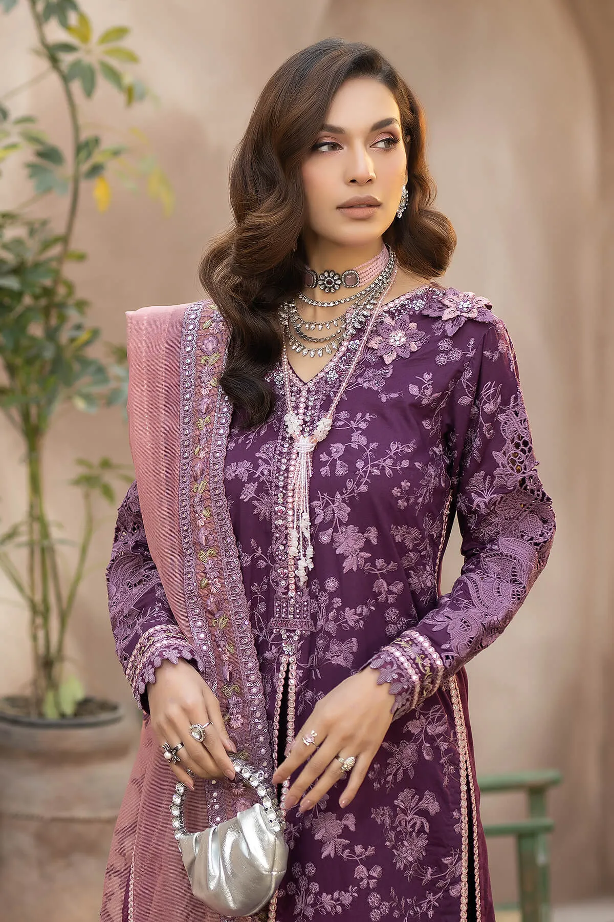 Gulposh by Serene Premium Embroidered Lawn Unstitched 3Pc Suit S.L 43 Amayrah