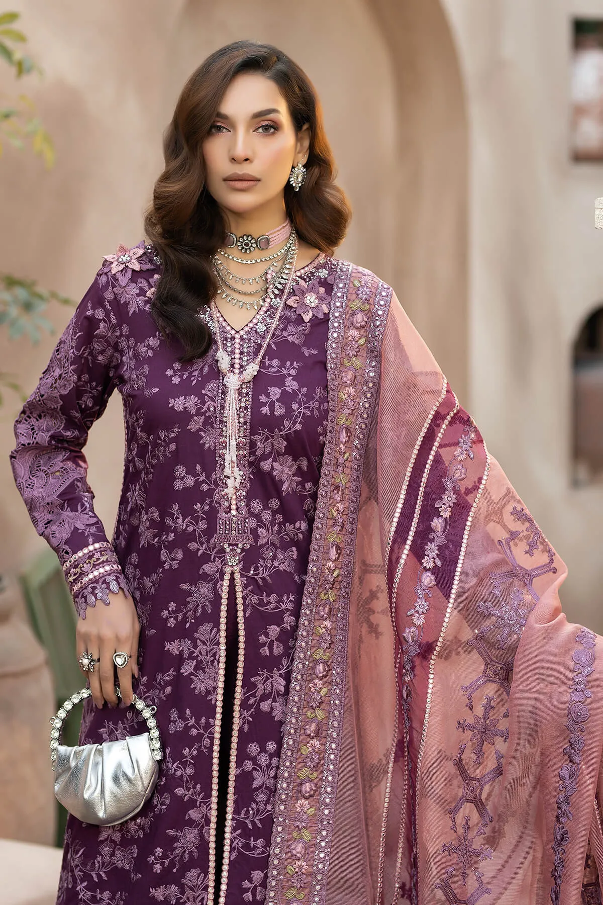 Gulposh by Serene Premium Embroidered Lawn Unstitched 3Pc Suit S.L 43 Amayrah