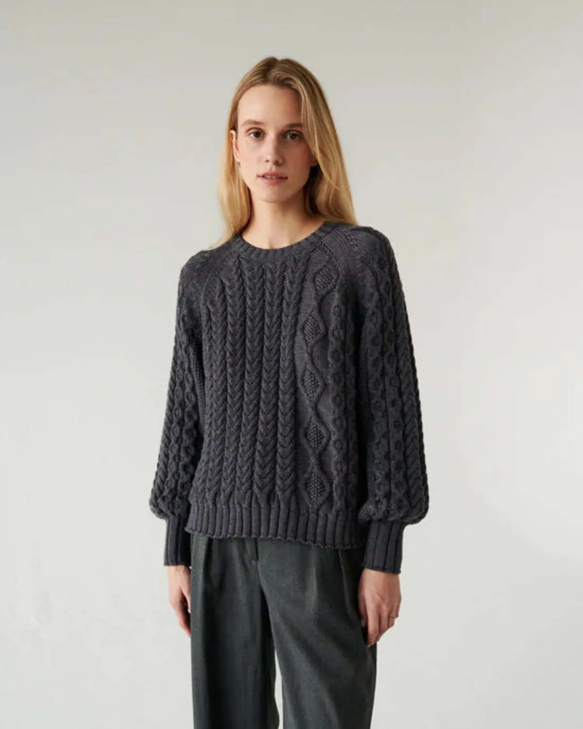 Harmonija Merino Wool Sweater - Black