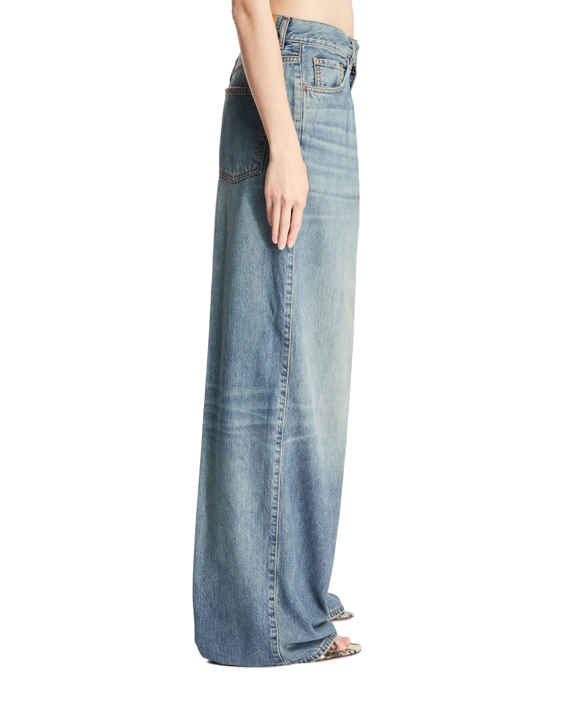 Jeans Candy Blu Di Cotone