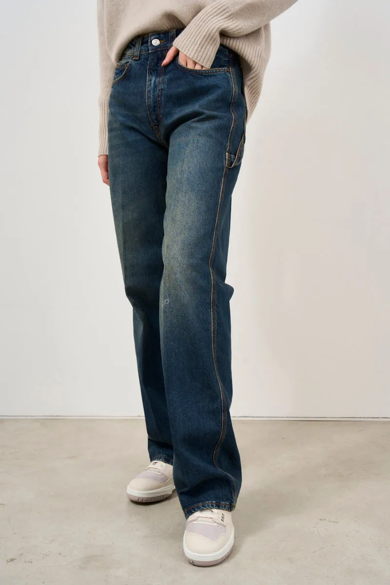 Jeans donna Winona in denim blu