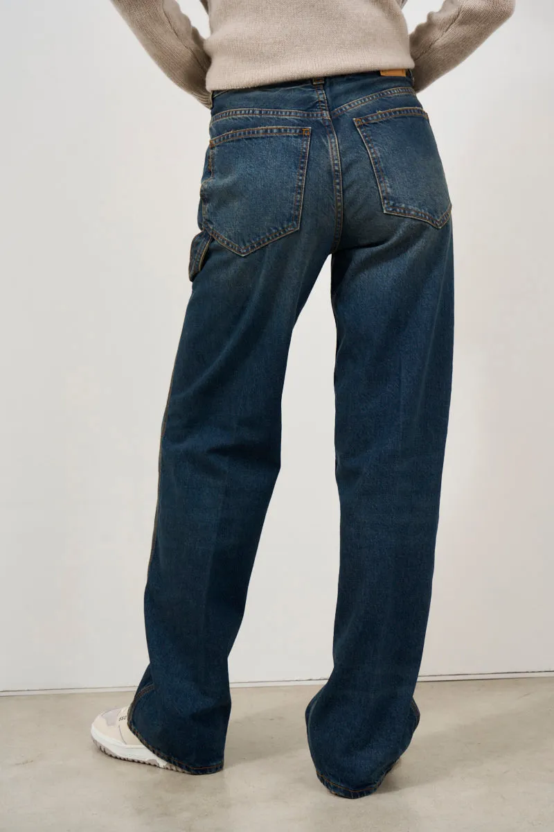 Jeans donna Winona in denim blu