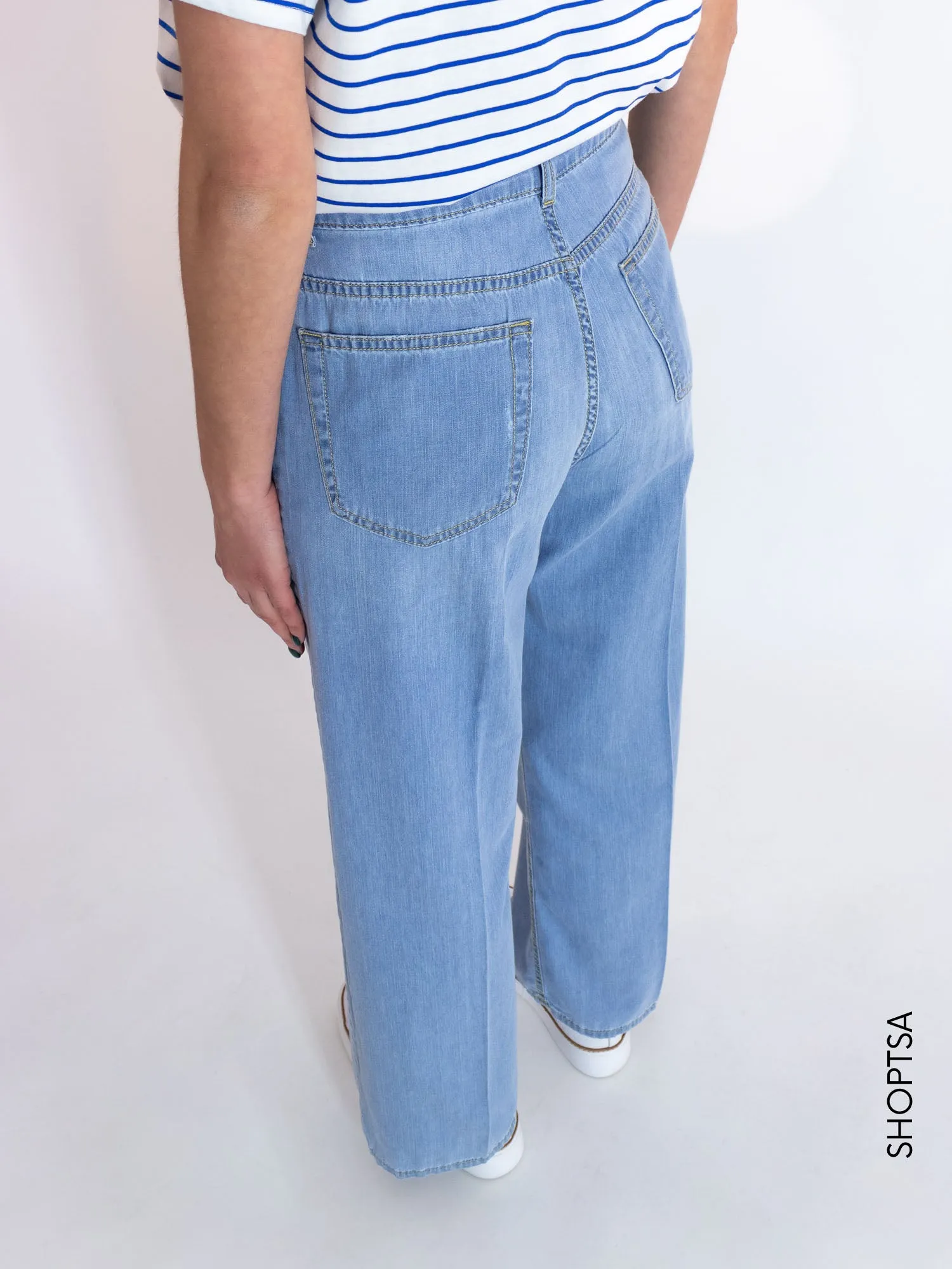 Jeans leggero palazzo - PRANI