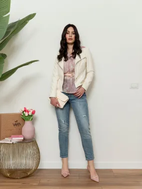 Jeans Mom Fit Strappetti