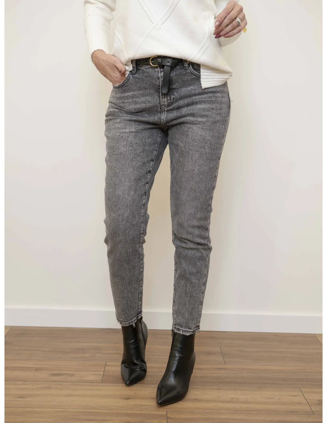 Jeans Slim Mom Leg