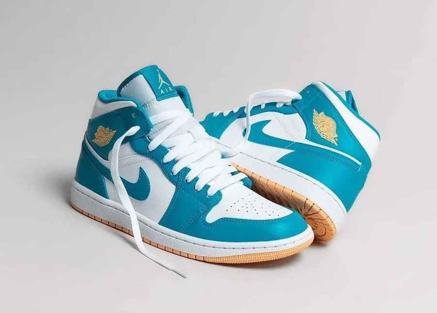 Jordan 1 Mid 'Aquatone'