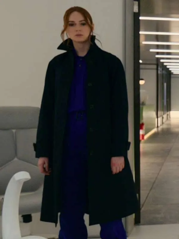 Karen Gillan Gunpowder Milkshake Black Coat - New American Jackets