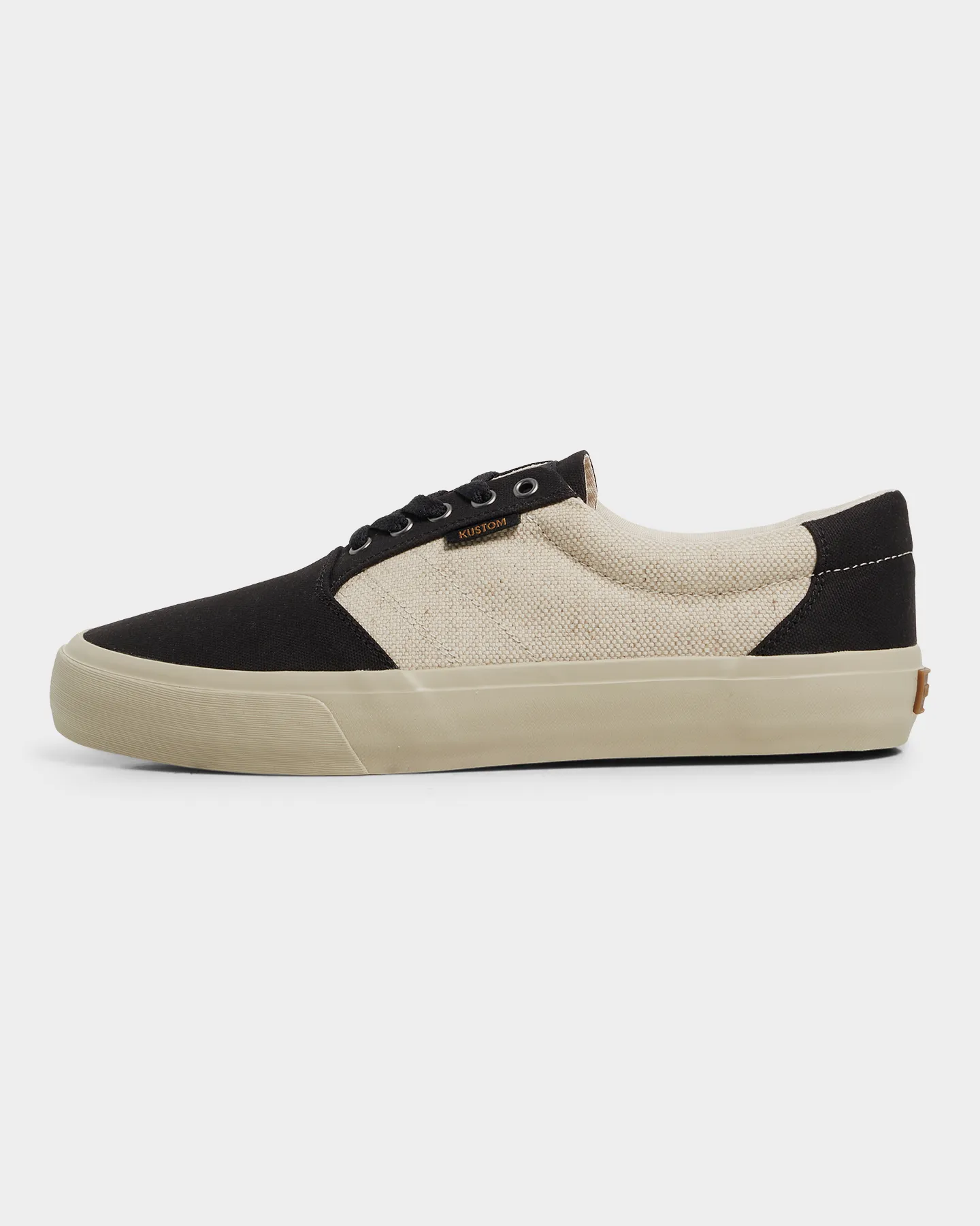 Kustom Central Wide Hemp Sneaker - Hemp Black | SurfStitch