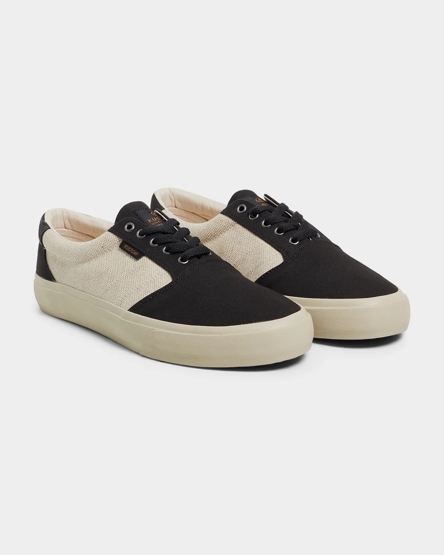 Kustom Central Wide Hemp Sneaker - Hemp Black | SurfStitch