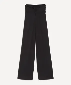 Kylie Graphite V-Cut Trousers