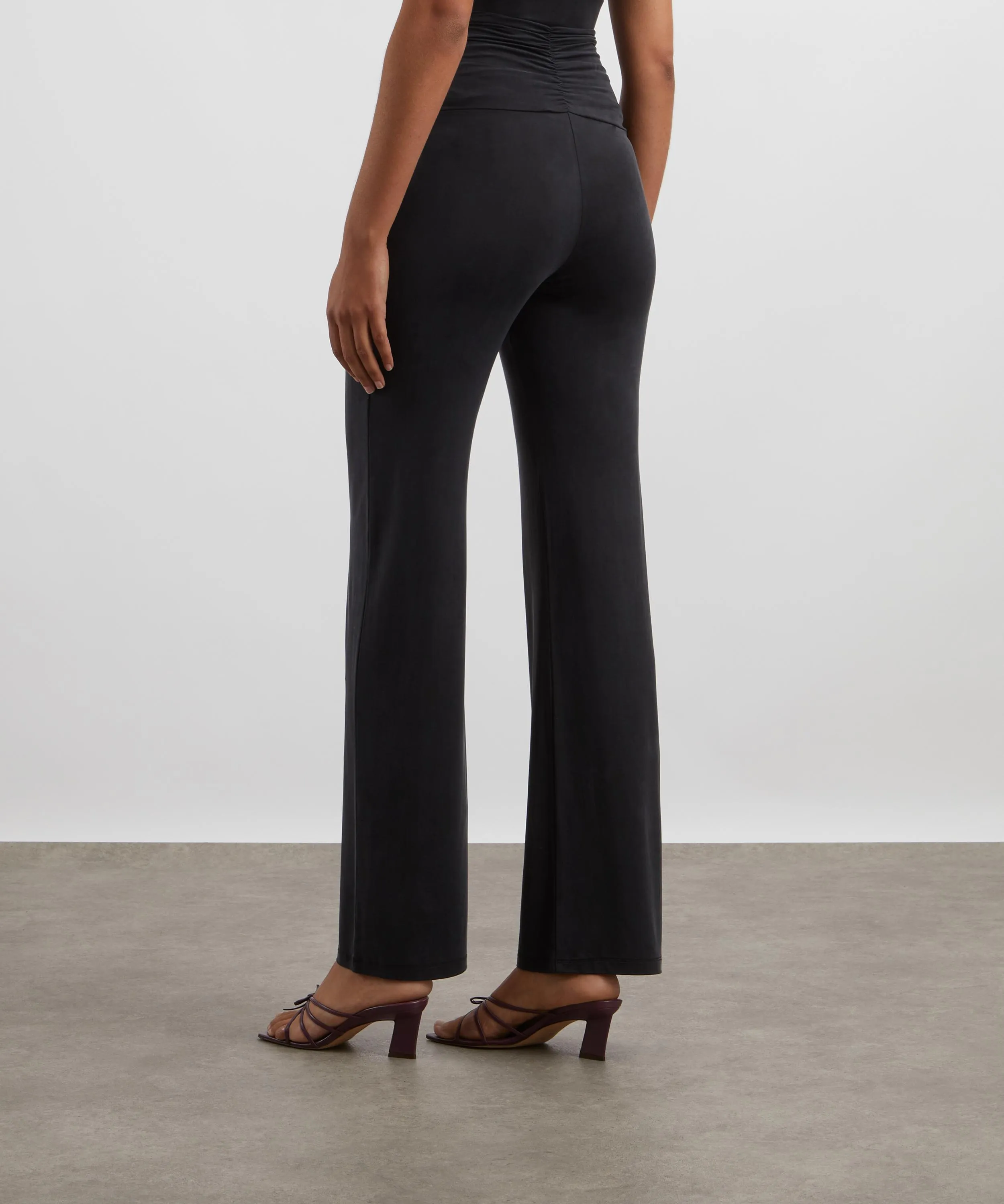 Kylie Graphite V-Cut Trousers