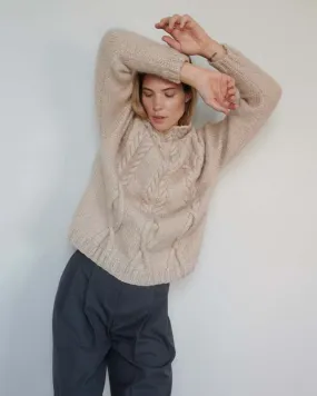 la Merino Wool Sweater - Buckwheat