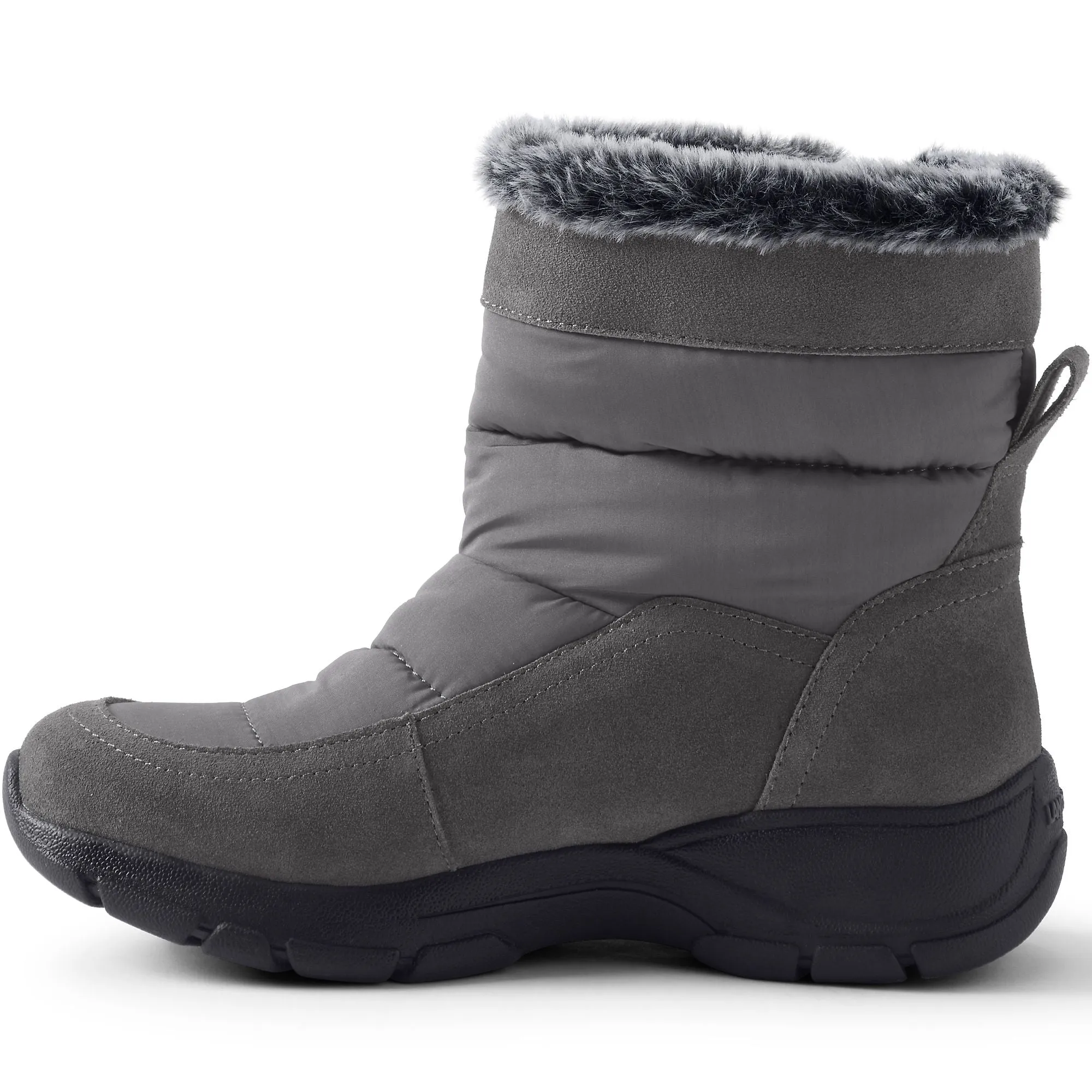 Lands' End Women's Wide Width All Weather Short Insulated Winter Snow Boots