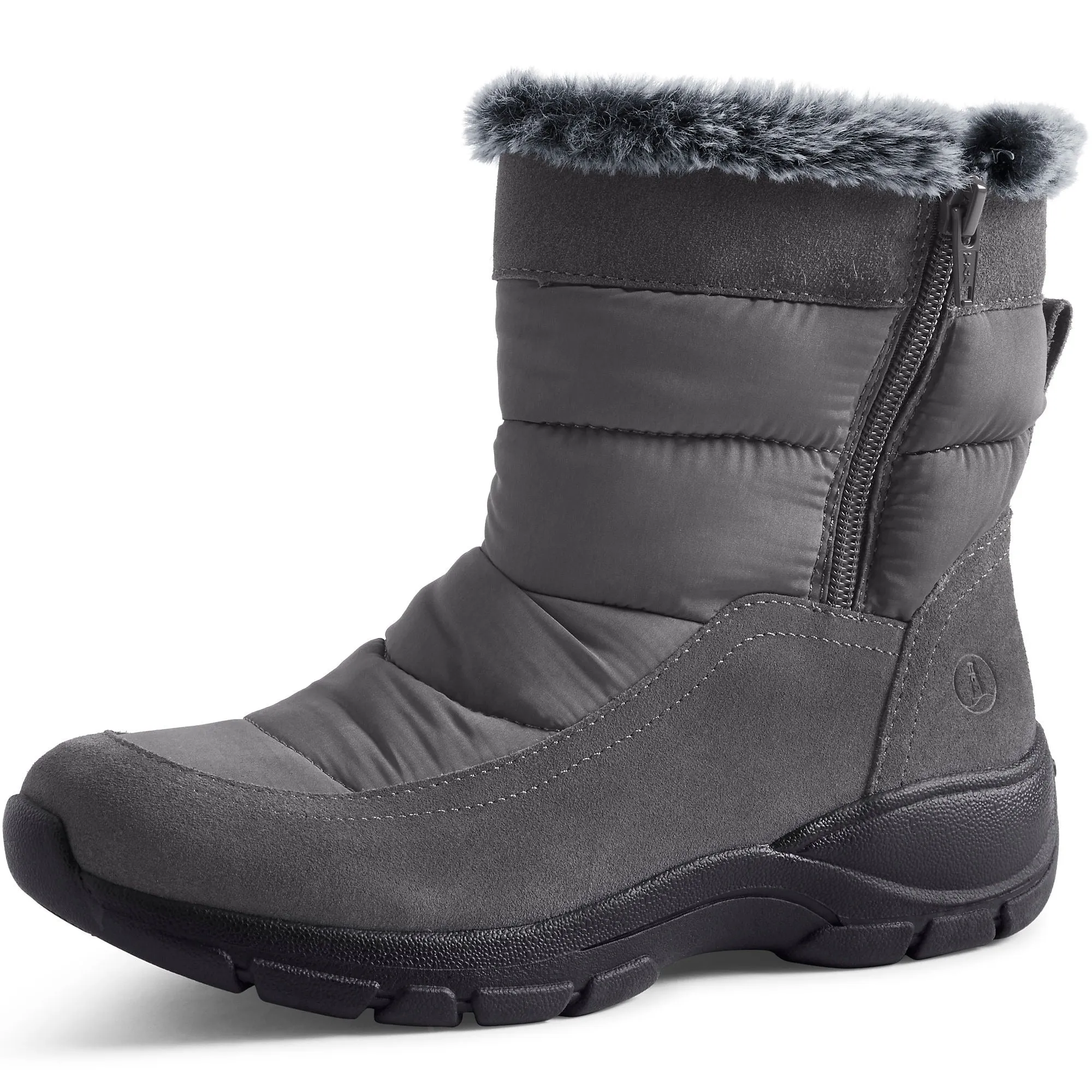 Lands' End Women's Wide Width All Weather Short Insulated Winter Snow Boots