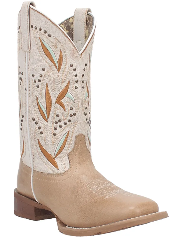 Laredo 5603 Womens LYDIA Square Toe Western Boots Tan Sand