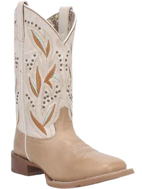 Laredo 5603 Womens LYDIA Square Toe Western Boots Tan Sand