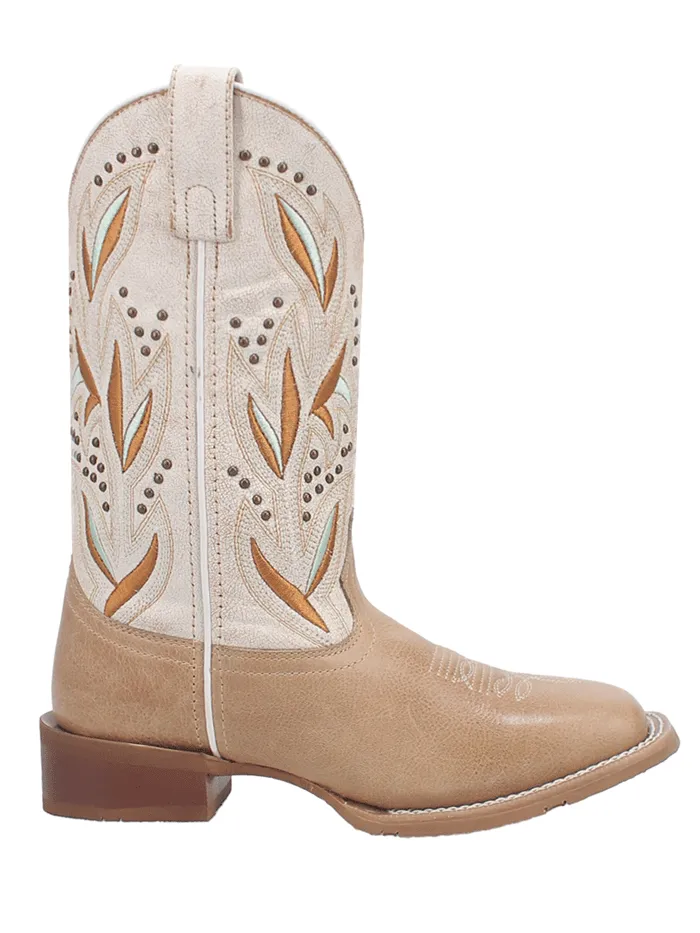 Laredo 5603 Womens LYDIA Square Toe Western Boots Tan Sand