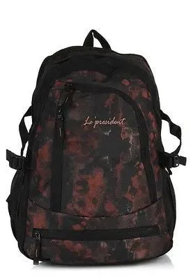 Learner Red-Black Backpack / School Bag by President Bags