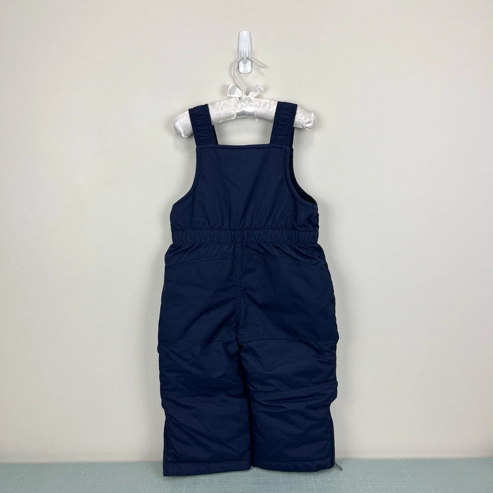 L.L. Bean Navy Blue Cold Buster Snow Bib Overalls 2T