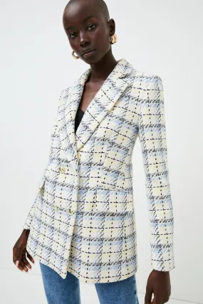 Longline Check Blazer | Karen Millen