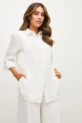 Lydia Millen Linen Longline Shirt | Karen Millen