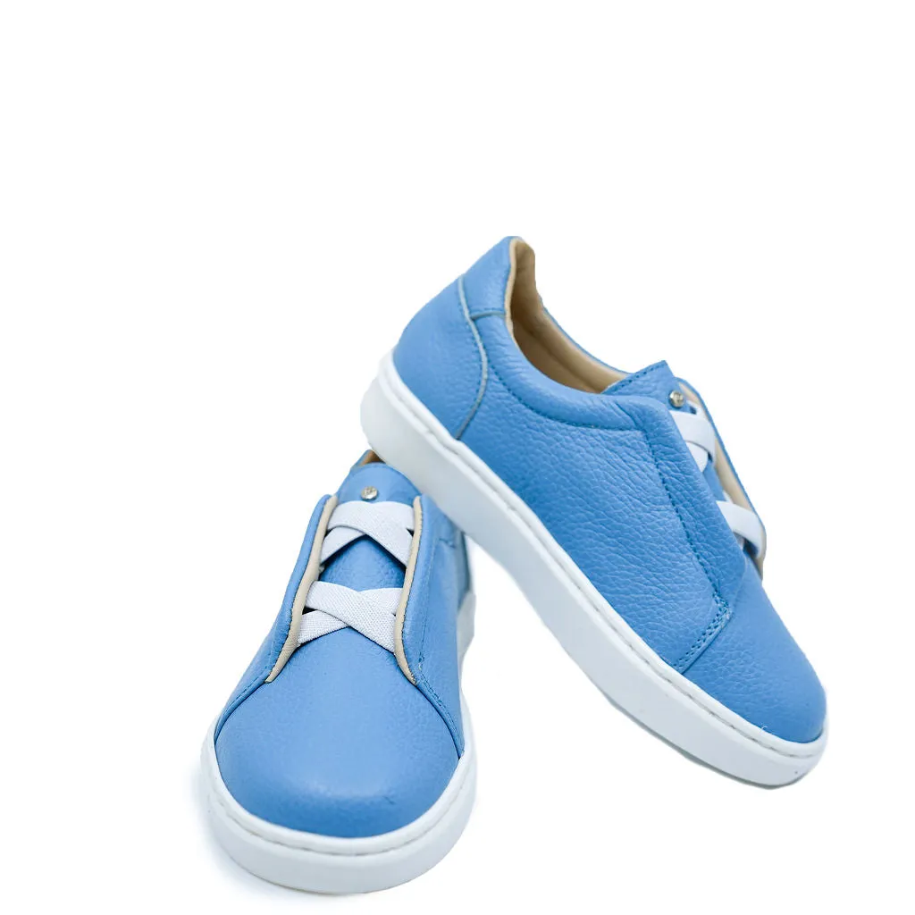 Manuela Pale Blue Elastic Sneaker