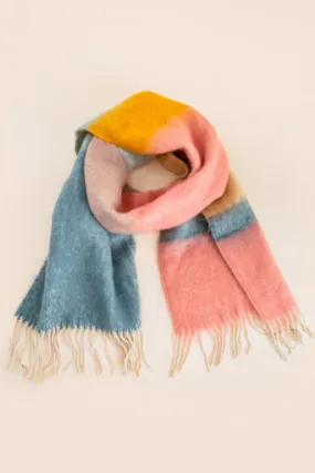 Marlowe Blush Striped Scarf